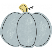Autumn Dew Gray Pumpkin