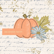 Autumn Dew Journal Card Seasons Best 4x4