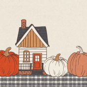 Autumn Comforts Home 4x4 Journal Card