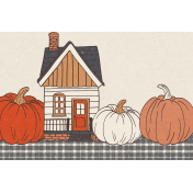Autumn Comforts Home 4x6 Journal Card