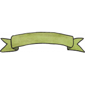 Woodland Tea Party Green Banner