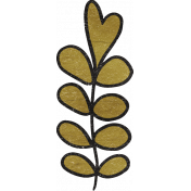 Woodland Tea Party Heart Branch