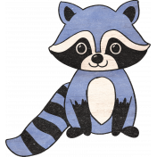 Woodland Tea Party Raccoon Critter