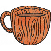 Woodland Tea Party Wood Teacup