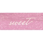 Woodland Tea Party Sweet Word Art
