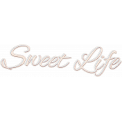 Woodland Tea Party Elements No. 2 word art sweet life