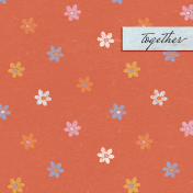 Woodland Tea Party Together Journal Card 4x4