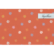 Woodland Tea Party Together Journal Card 4x6