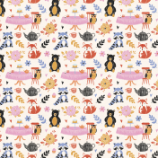 Woodland Tea Party Tea Party Critters Paper