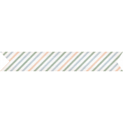 Winter Woods Element striped banner 2
