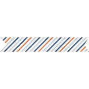 Winter Woods Striped Banner 2