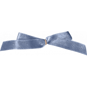 Sweet Snowflake Light Blue Bow