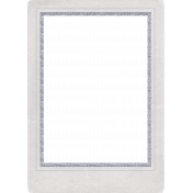 Sweet Snowflake Glitter Photo Frame