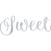 Sweet Snowflake Sweet Word Art