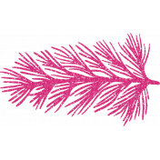 Once Upon a Snowy Day Hot Pink Branch