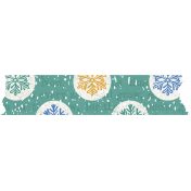 Once Upon a Snowy Day washi tape snowflakes