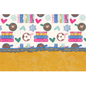 Once Upon A Snowy Day Books 4x6 Journal Card