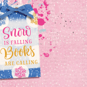 Once Upon A Snowy Day Tag 4x4 Journal Card
