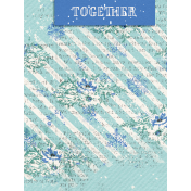 Once Upon A Snowy Day Together 3x4 Journal Card