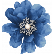 Once Upon A Snowy Day Mini Blue Flower 2
