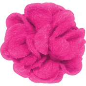 Once Upon A Snowy Day Mini Hot Pink Flower