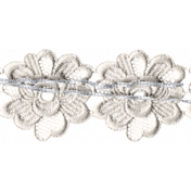 Evergreen lace stitched