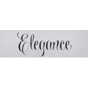 Evergreen word art elegance