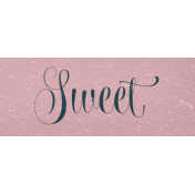 Evergreen word art sweet