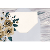 Evergreen Envelope 4x6 Journal Card