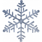 Evergreen Blue Snowflake