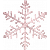 Evergreen Pink Snowflake