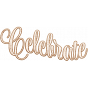 Evergreen Celebrate Wooden Word Art