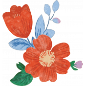 Countryside Flower Cluster Sticker 2