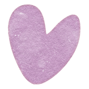 Countryside Lavender Heart Sticker