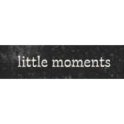 Countryside "Little Moments" Word Art Snippet