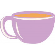 Countryside Lavender Cup Illustration 