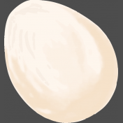 Countryside Egg Illustration White