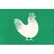 Countryside Artsy Chicken Journal Card 4x6