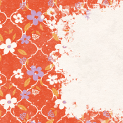 Countryside Ornate Floral Journal Card 4x4