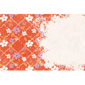 Countryside Ornate Floral Journal Card 4x6