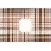 Spring for Coffee Journal Card plaid 4x6