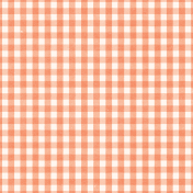 SerendipiTea Orange Gingham Paper 