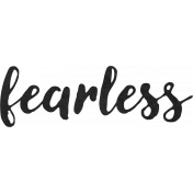 Surrender Mixed Media Fearless Word Art