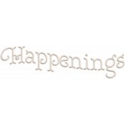 SerendipiTea "Happenings" Word Art