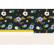 Serendipitea Journal Card floral 4x6