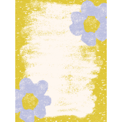 Serendipitea Journal Card flower 3x4