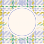 Serendipitea Journal Card plaid 4x4