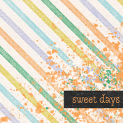 Serendipitea Journal Card sweet days 4x4