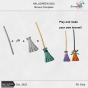 Halloween Broom Template