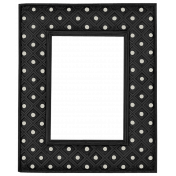 Black and White Carved Frame